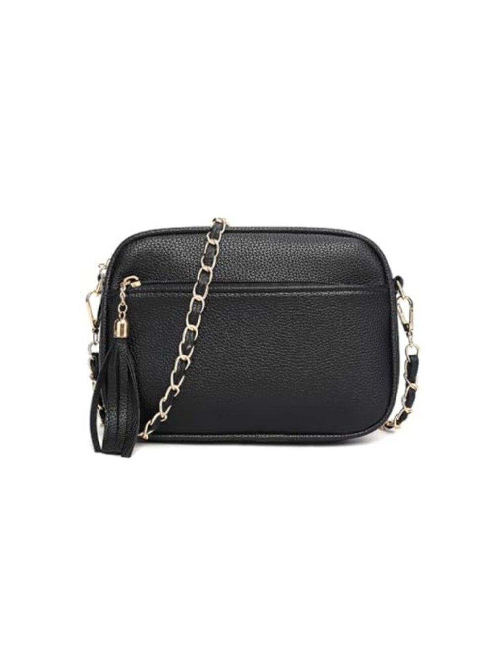 Small Crossbody Purse for Women Vegan Leather Shoulder Bag with Chain Strap and